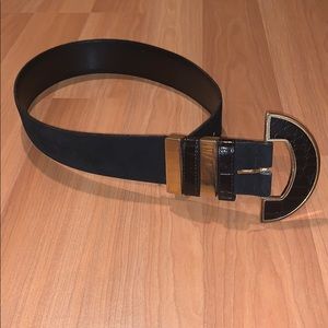Toledano Black and Gold Belt